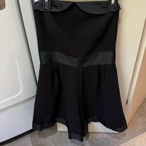 Elegant Black Strapless Dress